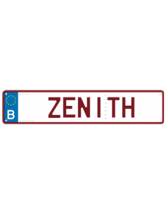Plaque belge ancien format